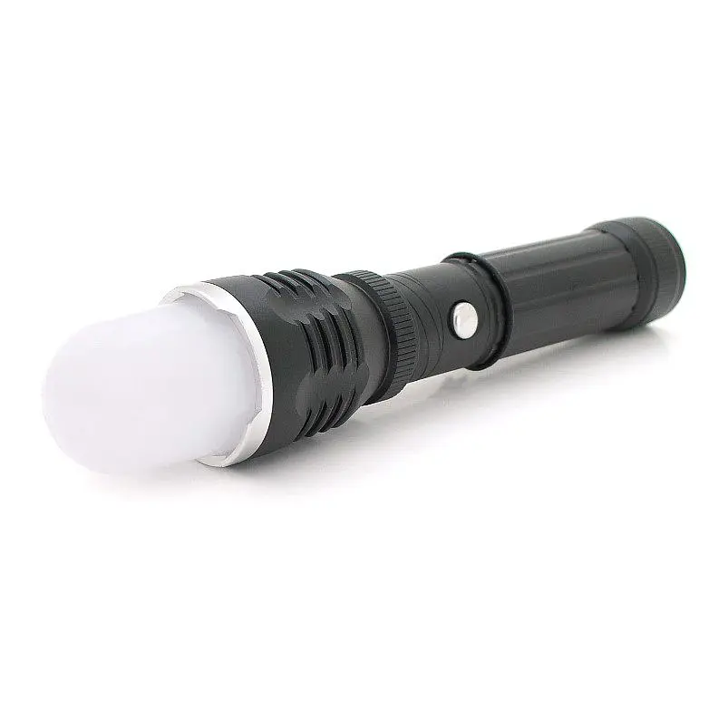 Ліхтар ручний Watton WT282 1LED CREEEX-T6, 3 W, 2 режими, ZOOM, 18650/ААА, IP40, СЗП + АЗП, 190х45х30 - фото 3