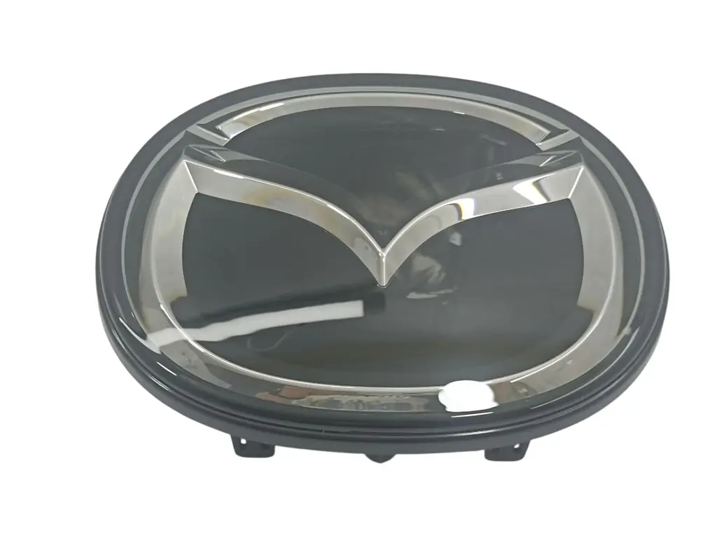 Емблема решітки Mazda 3 (2013-2016р) чорна+хром 117х95 мм під склом (на скотчі) - фото 5