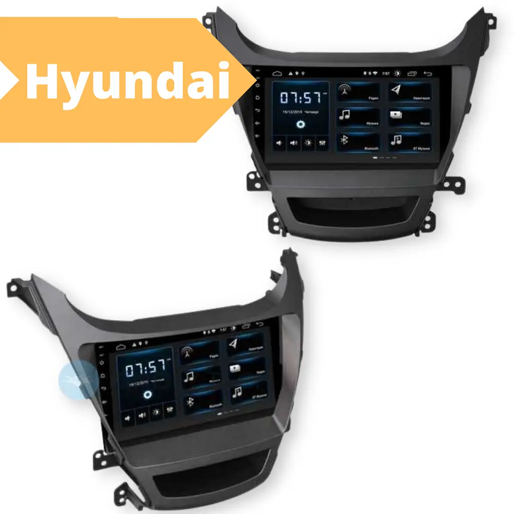 Штатна автомагнітола XPRO Hyundai Elantra 2014-2015 (9") Android 10.1 (4/32) сіра (MER-14102_5461) - фото 2