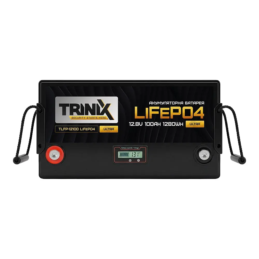 Акумуляторна батарея літій-залізо-фосфатна 12.8В 100А*год Trinix TLFP-12100 Ultra LiFePO4 з Bluetooth (Black) (44-00085) - фото 6