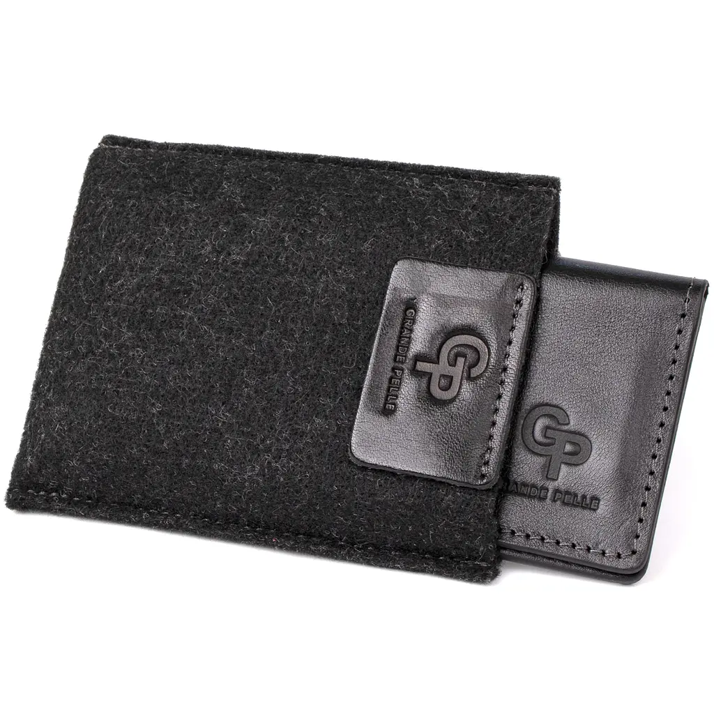 Шкіряна візитниця GRANDE PELLE 10х7х1 см acs0018807 - фото 4