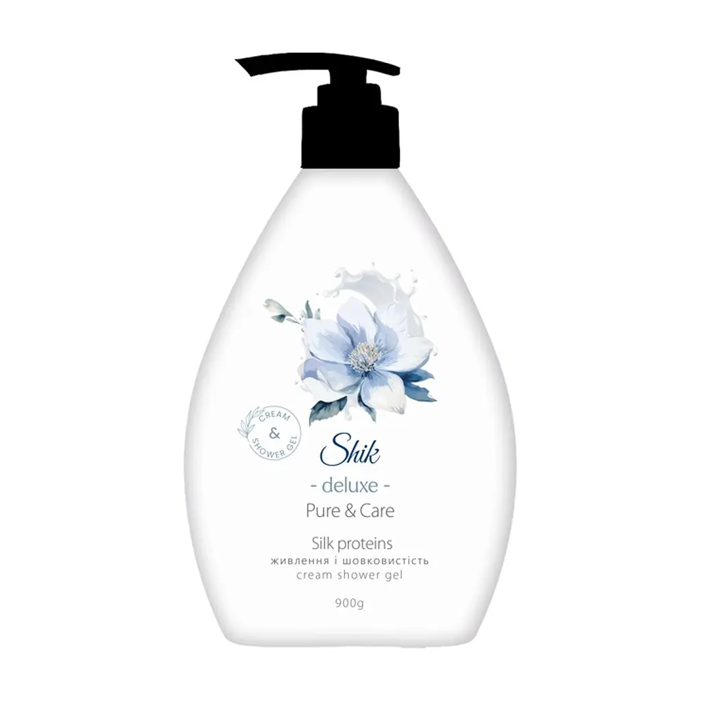Гель для душу Shik Deluxe Pure & Care Silk Proteins 900 г (4823107607240) - фото 2