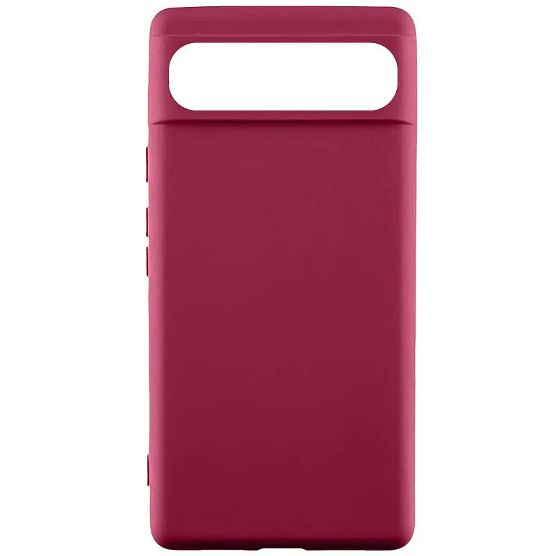 Чохол TPU GETMAN Liquid Silk для Google Pixel 7a Бордовий / Marsala