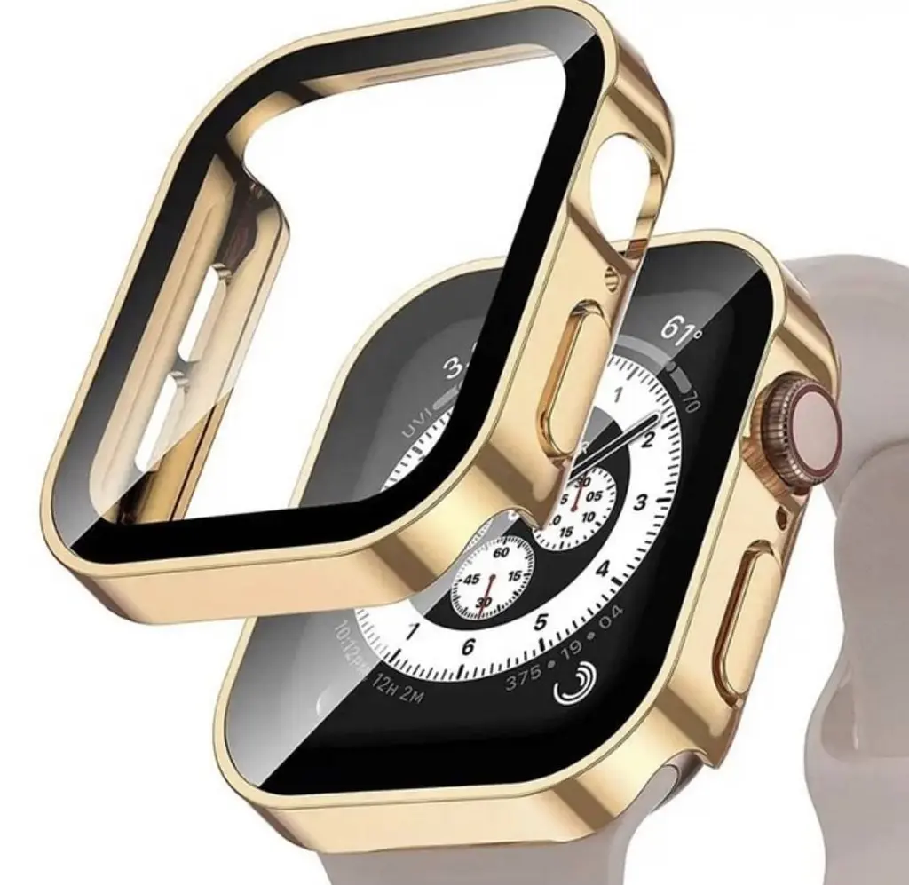 Захисний чохол зі склом Choice 2 для Apple Watch 45 мм Gold - фото 2