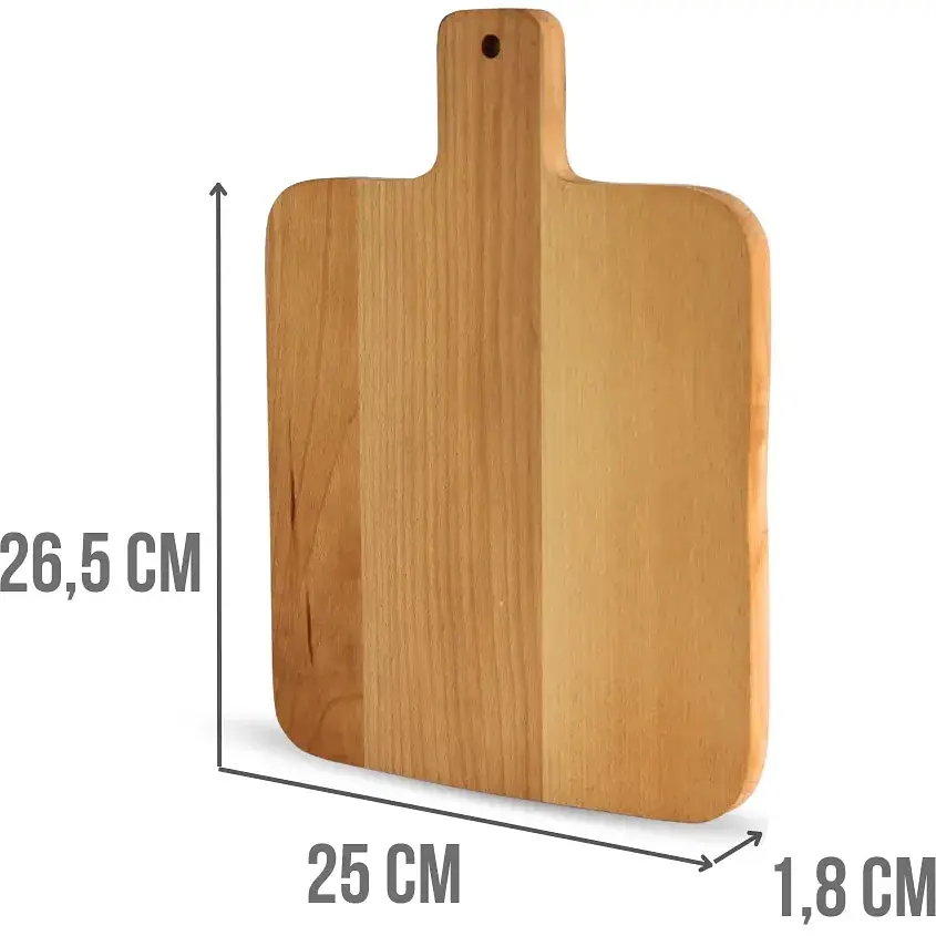 Дошка обробна Brizoll Berta бук 25x26.5х1.8 см (D014) - фото 2