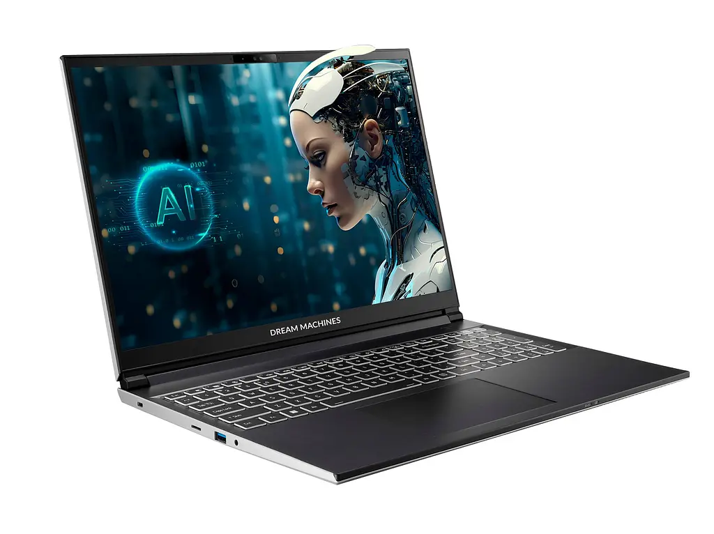 Ноутбук Dream Machines IPS RG4060-16 16FHD+, Intel Ultra 7-155H, 32GB, F1TB, NVD4060-8, DOS, Серебристый (RG4060-16UA26) - фото 3