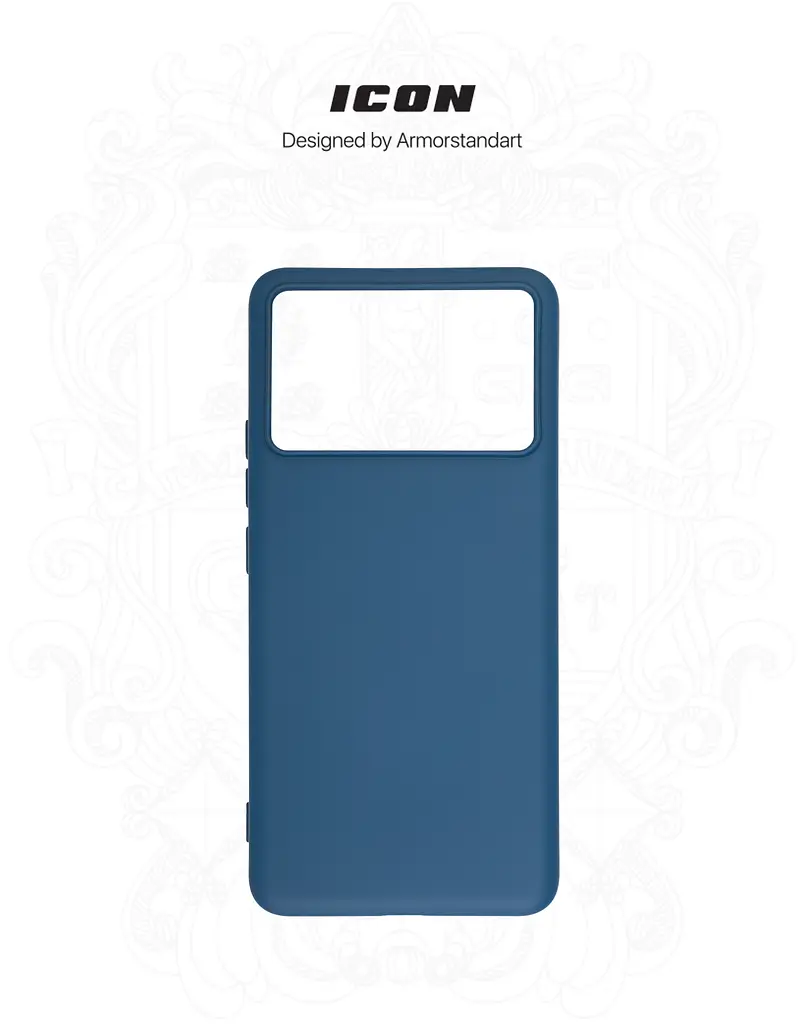Чехол ArmorStandart ICON для Xiaomi Poco F6 Pro Dark Blue (ARM73517) - фото 3