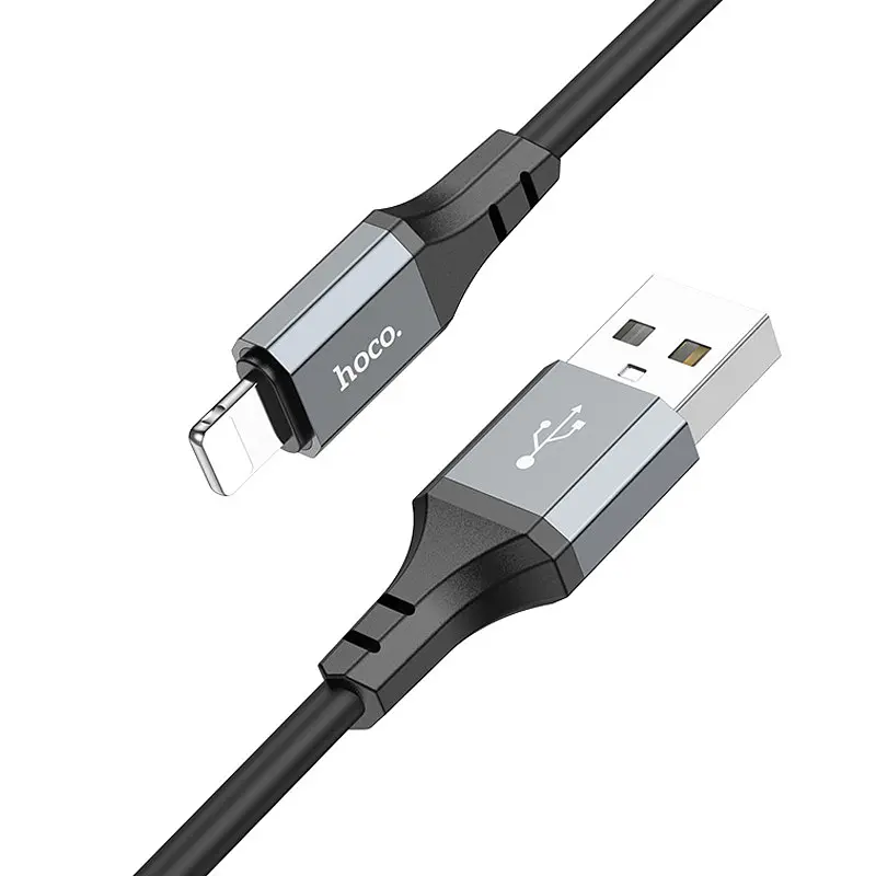 Дата кабель Hoco X86 Spear USB to MicroUSB (1m) Black - фото 2