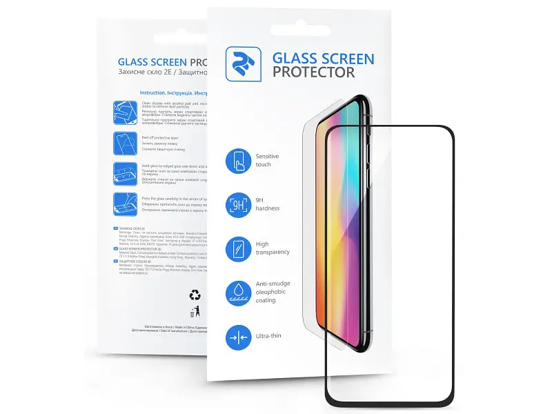 Захисне скло 2E для Xiaomi Mi 6, 2.5D black border EG (-TGMI-MI6-25D-BB) - фото 3
