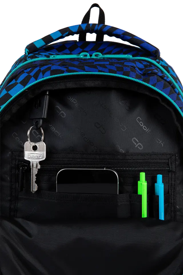 Рюкзак CoolPack Jerry Gamer Chess 19 л 39х28х19 см синій (F029964) - фото 6