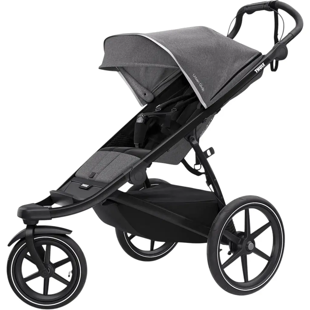 Дитяча коляска Thule Urban Glide 2 Grey Melange з люлькою (TH 10101965) - фото 2