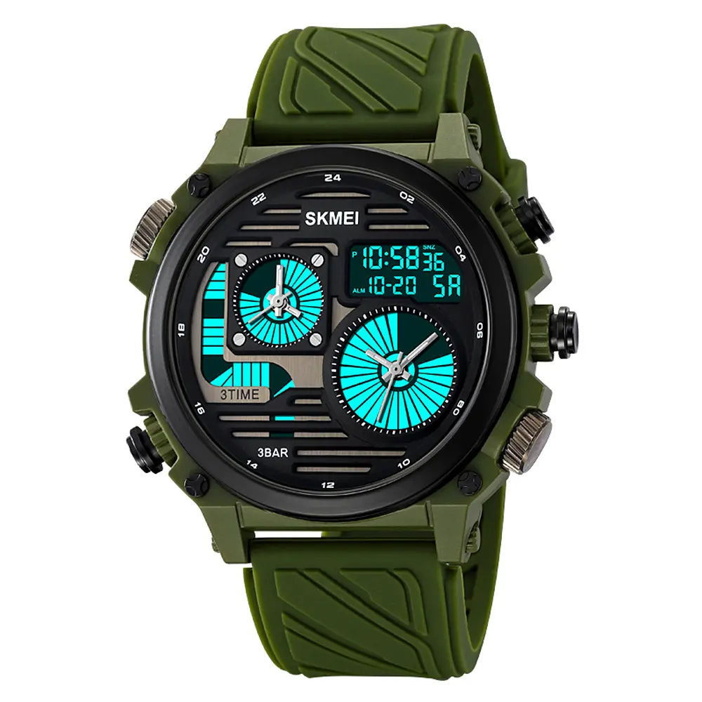 Наручные часы мужские 2202PAG Army Green Skmei acs0030150 - фото 2