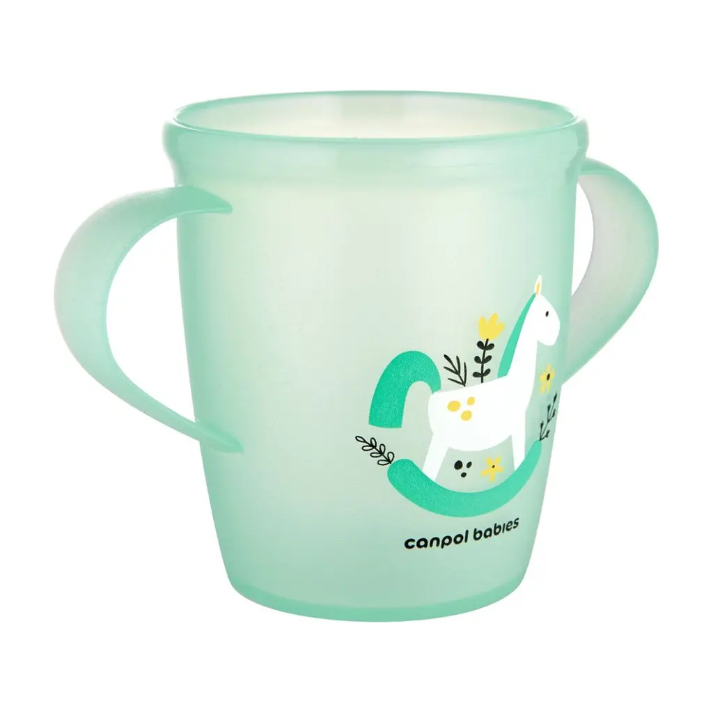 Кружка дитяча Canpol babies Toys з ручками 250 мл зелена (2/101_gre) - фото 2