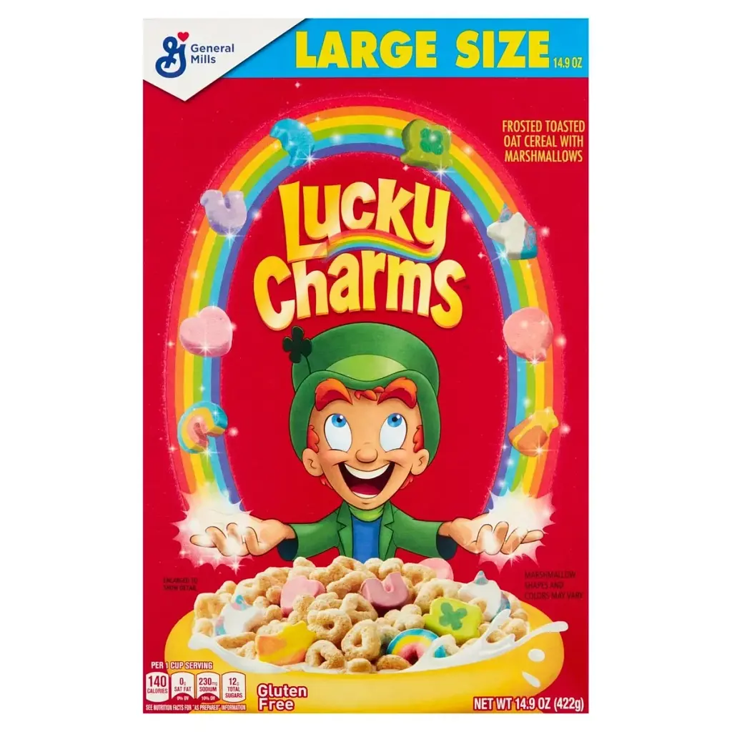 Сухий сніданок Lucky Charms Large Size 422 g