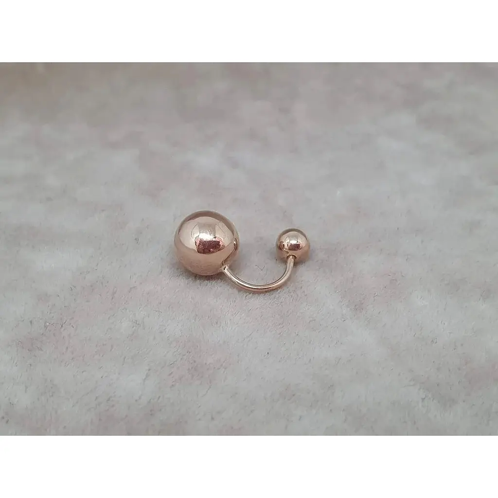 Золота сережка-пірсинг Favoritum. 310129_9 - фото 3