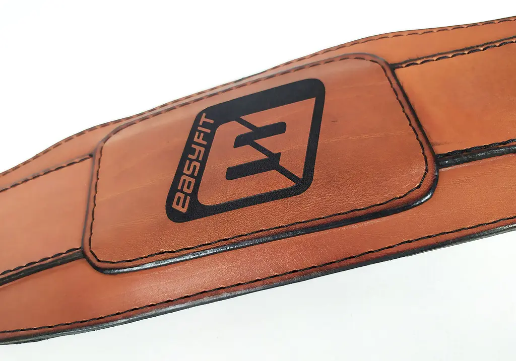 Пояс атлетический EasyFit Training Belt (коричневый) XL - фото 5
