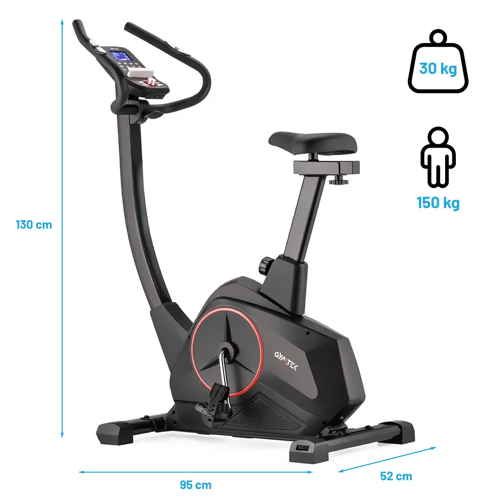 Велотренажер Gymtek XB4000 iConsole+ електромагнітний червоний - фото 16