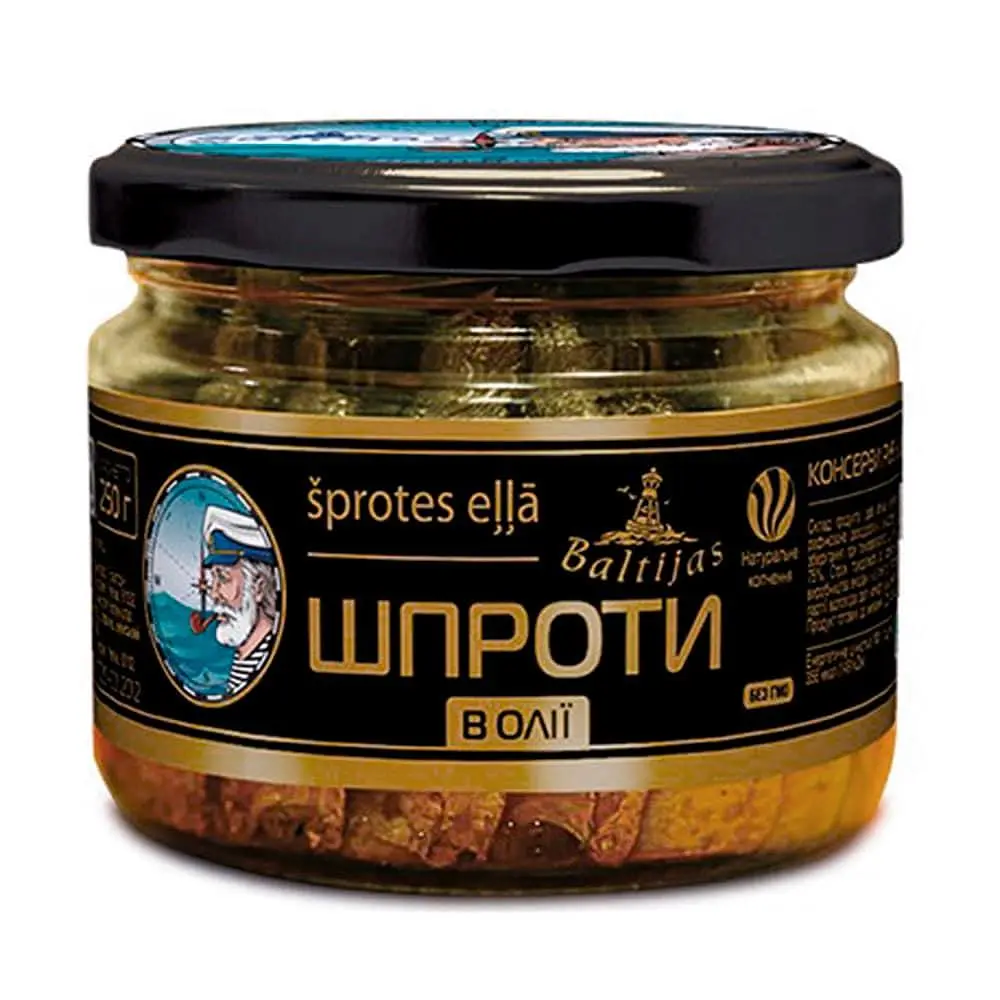 Шпроти Baltijas Sprotes ella в олії 250 г