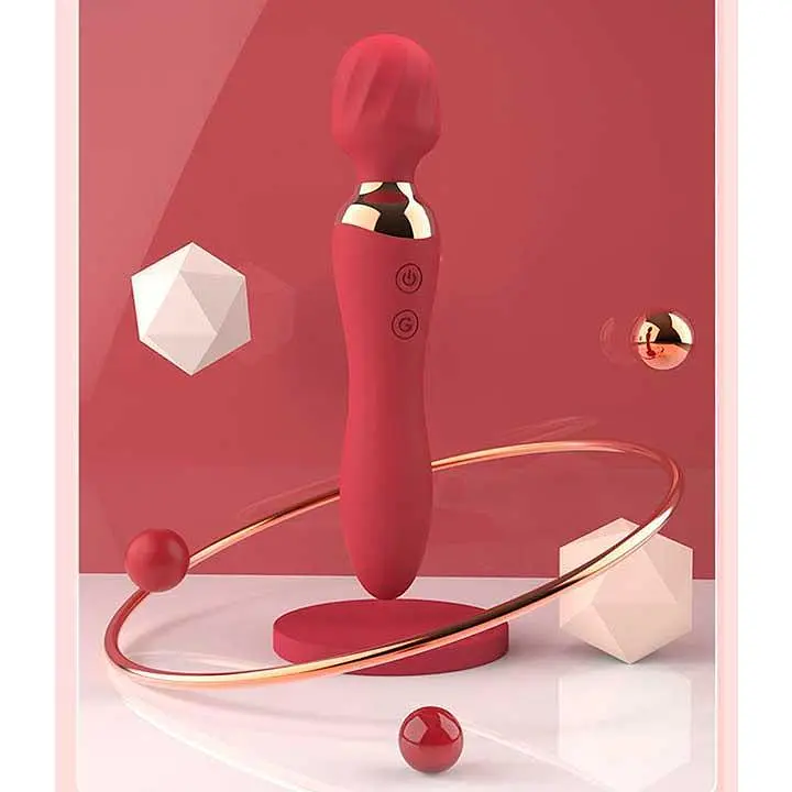 Двусторонний вибратор 'Night Stories' с USB-зарядкой Красный - фото 2
