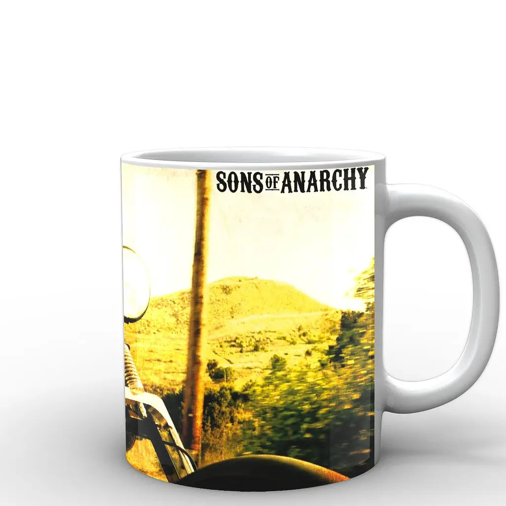 Кухоль GeekLand Сини Анархії Sons of Anarchy Елвіс SA.002.11 330 мл білий - фото 3
