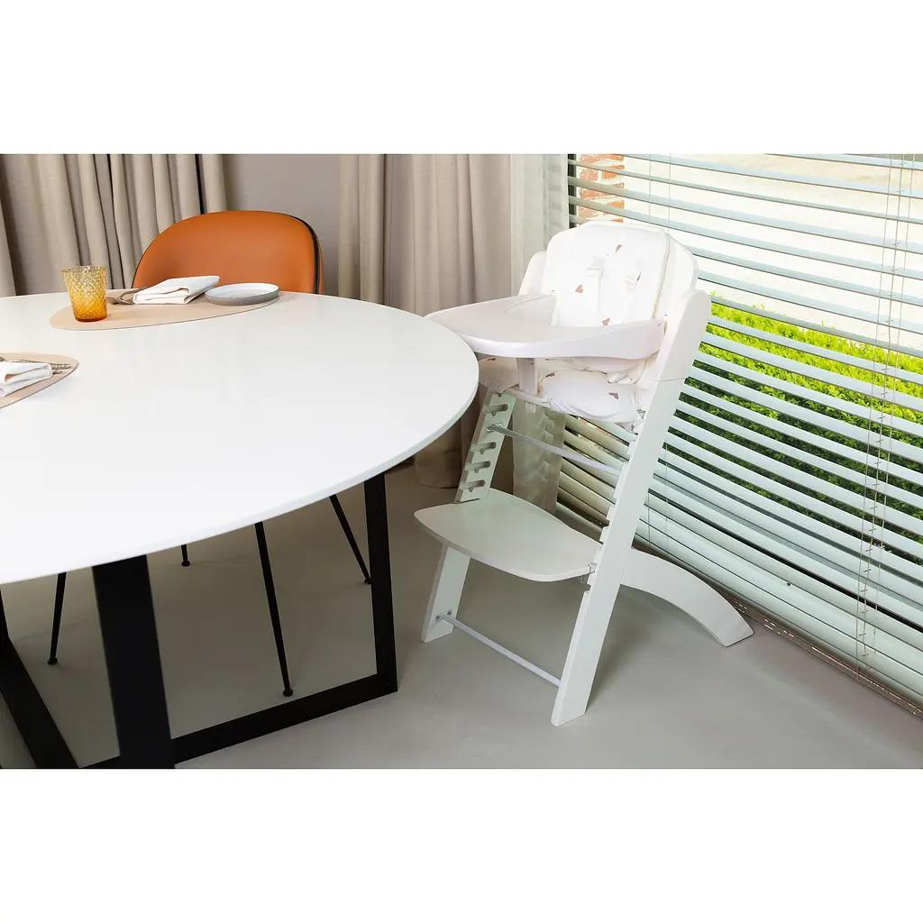 Подушка до стільця для годування Childhome Evosit High Chair, біла (CCEVOSITJOH) - фото 7