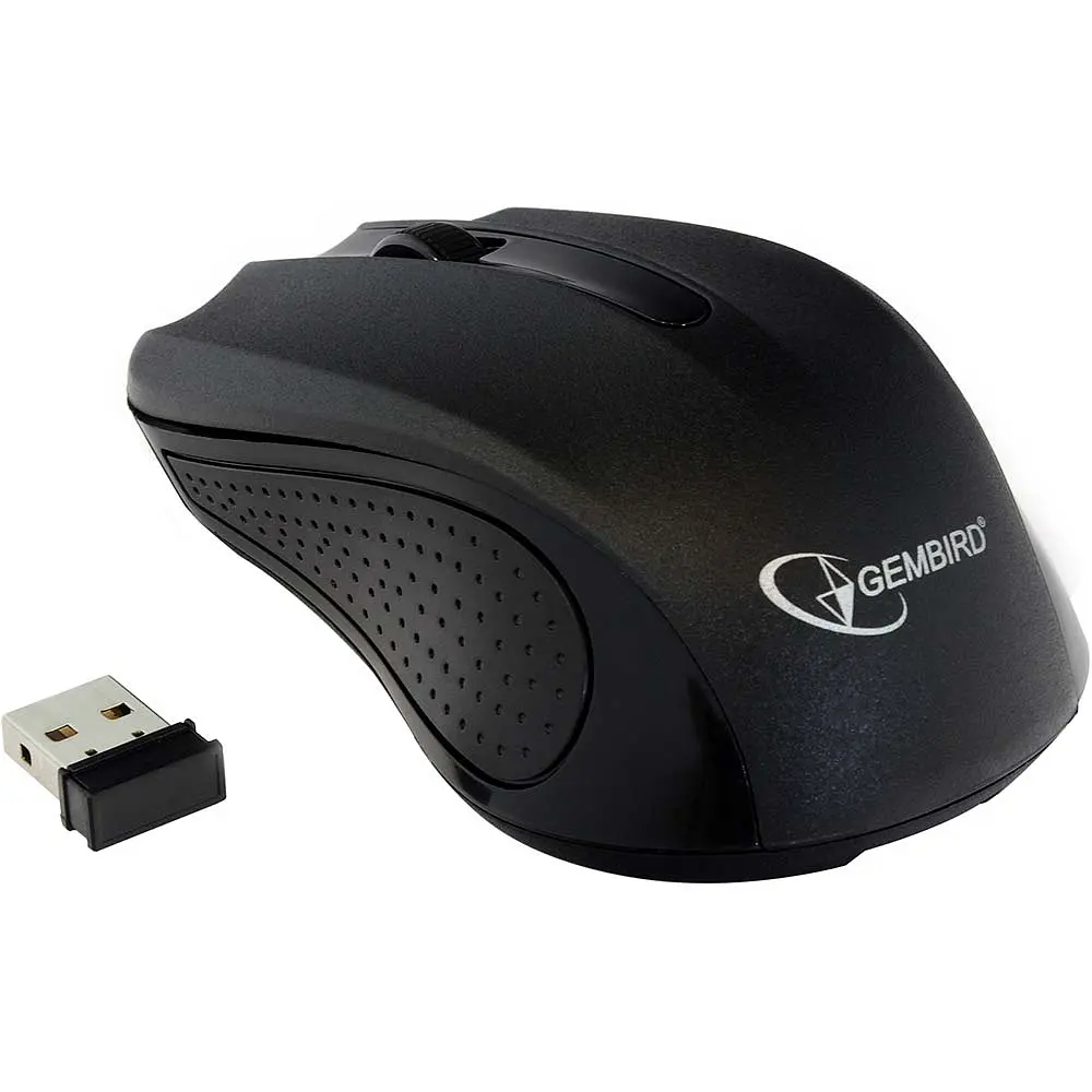 Миша Gembird MUSW-101 чорна USB - фото 1