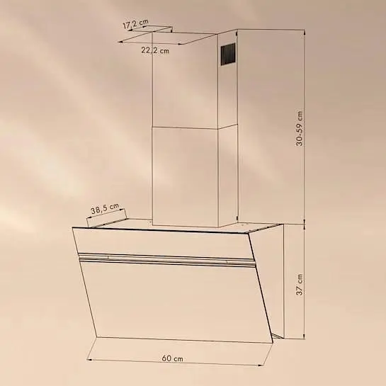 Вытяжка Klarstein Alina 60 (10040231) - фото 7