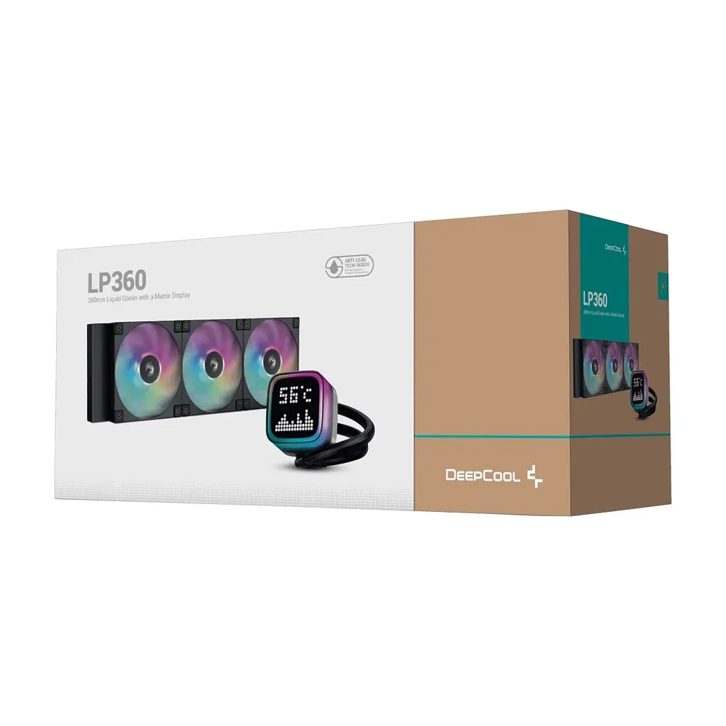 Система рідинного охолодження Deepcool LP360 ARGB Black (R-LP360-BKMSNC-G-1) - фото 6