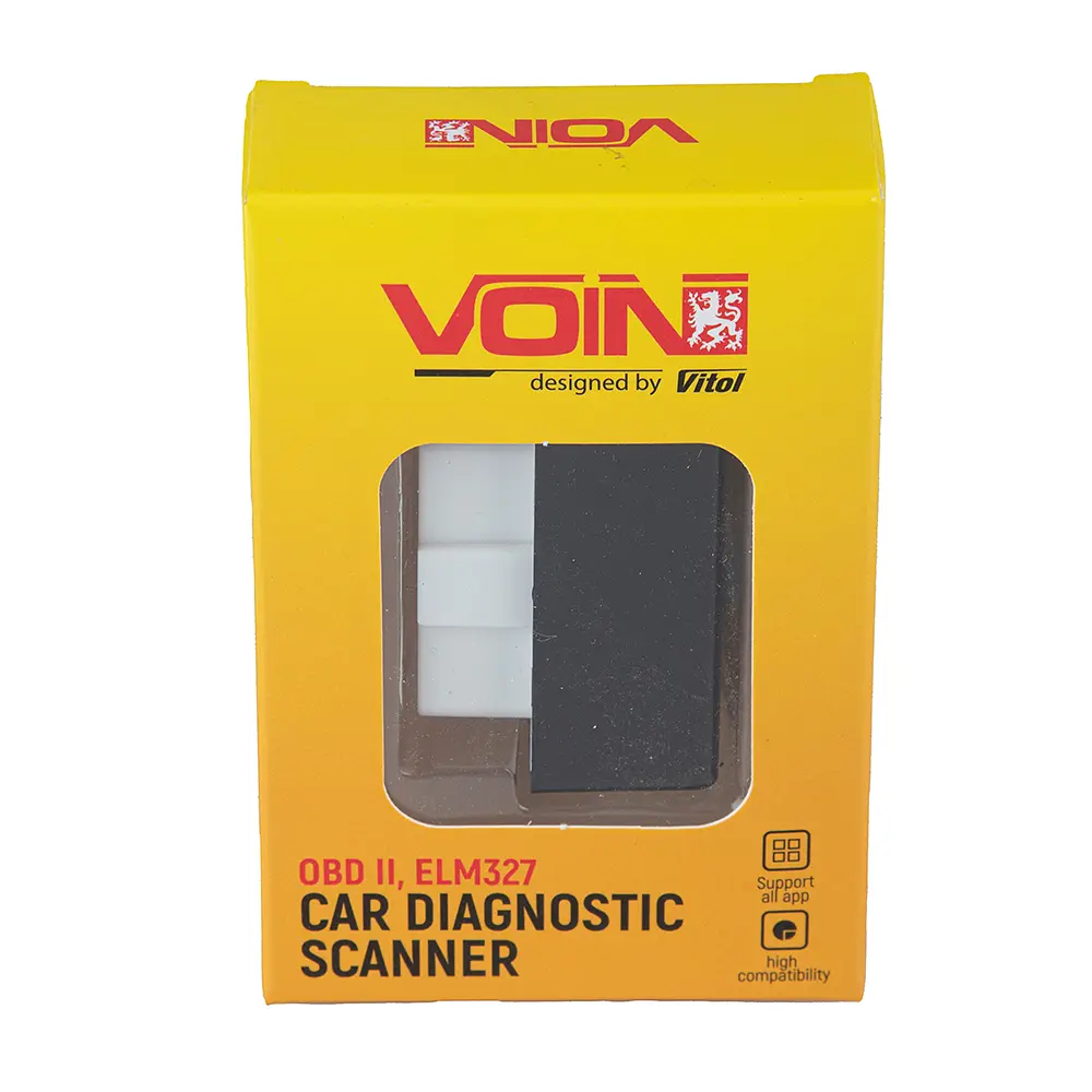 Діагностичний автомобільний сканер VOIN OBD II ELM-32715 ELM327 v1.5 - фото 5