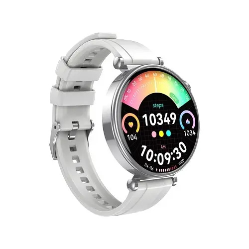 Смарт-часи XO GT4 mini AMOLED Screen Smart Sports Talking Watch сріблястий