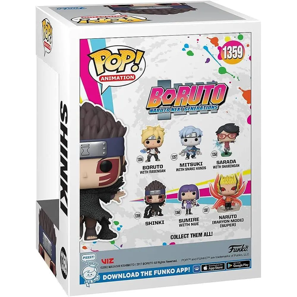 Фігурка Funko Pop Фанко Поп Боруто Шинки Boruto Shinki 10 см B S 1359 - фото 3