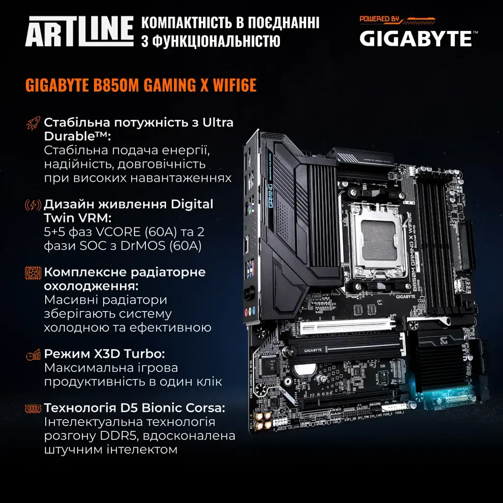 Комп'ютер Artline Gaming TANKWHITE Windows 11 Home (TANKWHITEv131Win) - фото 4