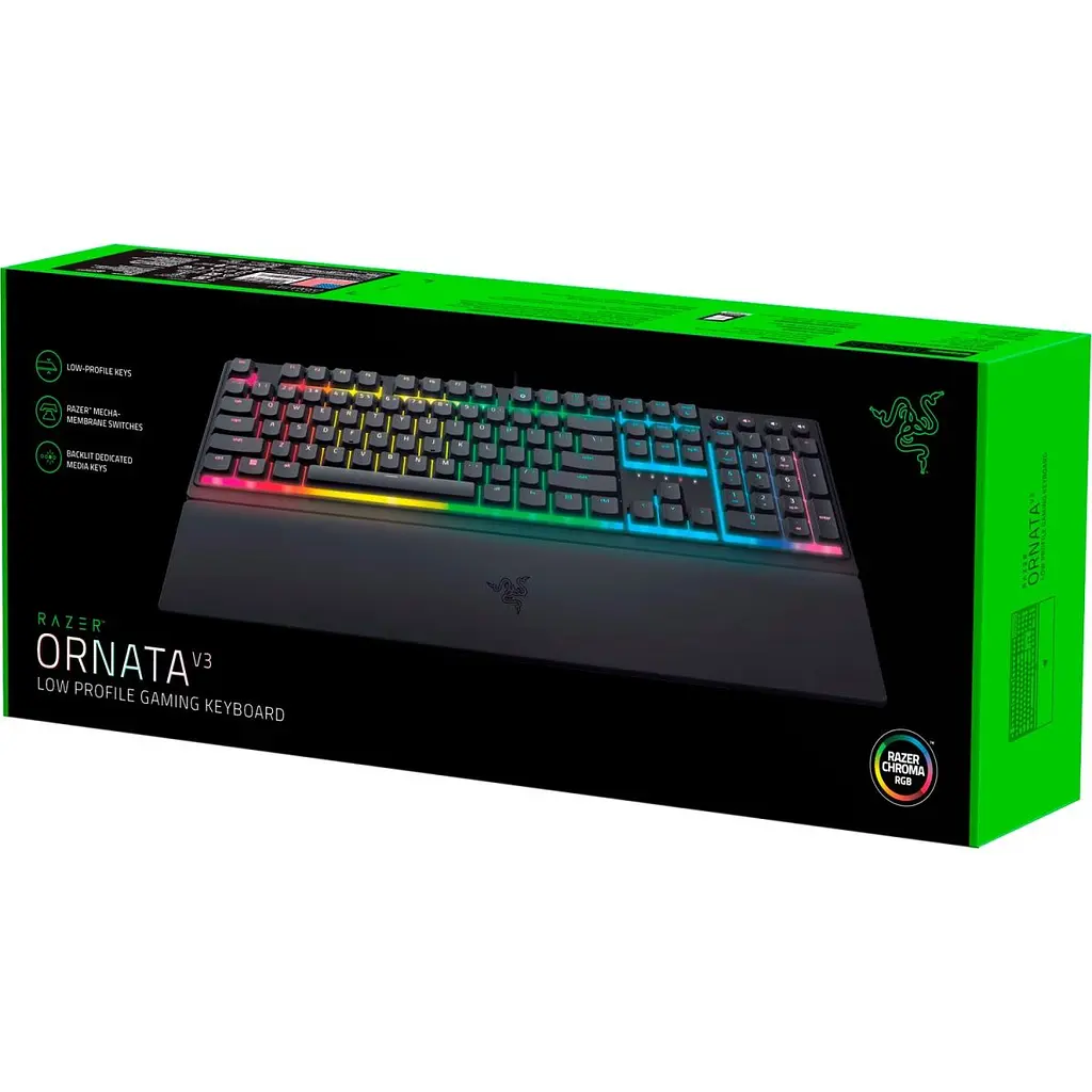 Клавіатура Razer Ornata V3 UKR Black (RZ03-04462100-R371) [94487] - фото 7