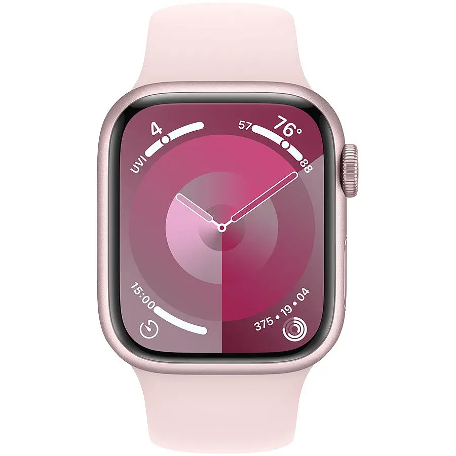 Смарт-годинник Apple Watch Series 9 GPS 41 mm Pink Light Pink Sport Band M/L (Grade C) Seller Refurbished - фото 2
