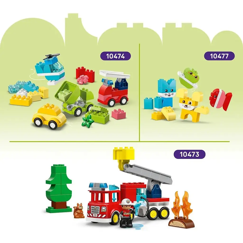 Конструктор LEGO DUPLO Town Строительная техника 3 в 1, 22 детали (10475) - фото 3