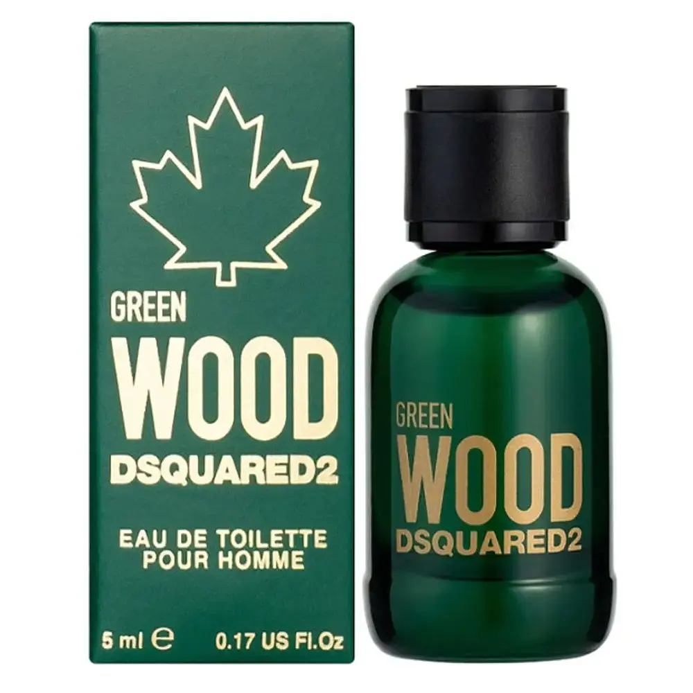Оригінал Мініатюра Dsquared2 Wood Green Pour Homme 5 мл Туалетна вода