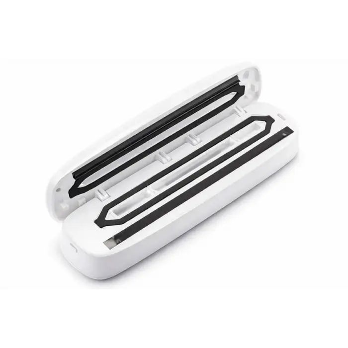 Вакуумний пакувальник Vacuum Sealer MK-801, 90 Вт, 60 кПа, запаювання до 250 мм, дисплей, 10 пакетів білий