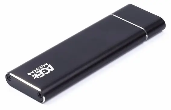 Кишеня зовнішня M.2 AgeStar 3UBNF5C, Gray, USB 3.0, для M.2 (Key B), формат 2230/2242/2260/2280, алюмінієвий корпус - фото 2