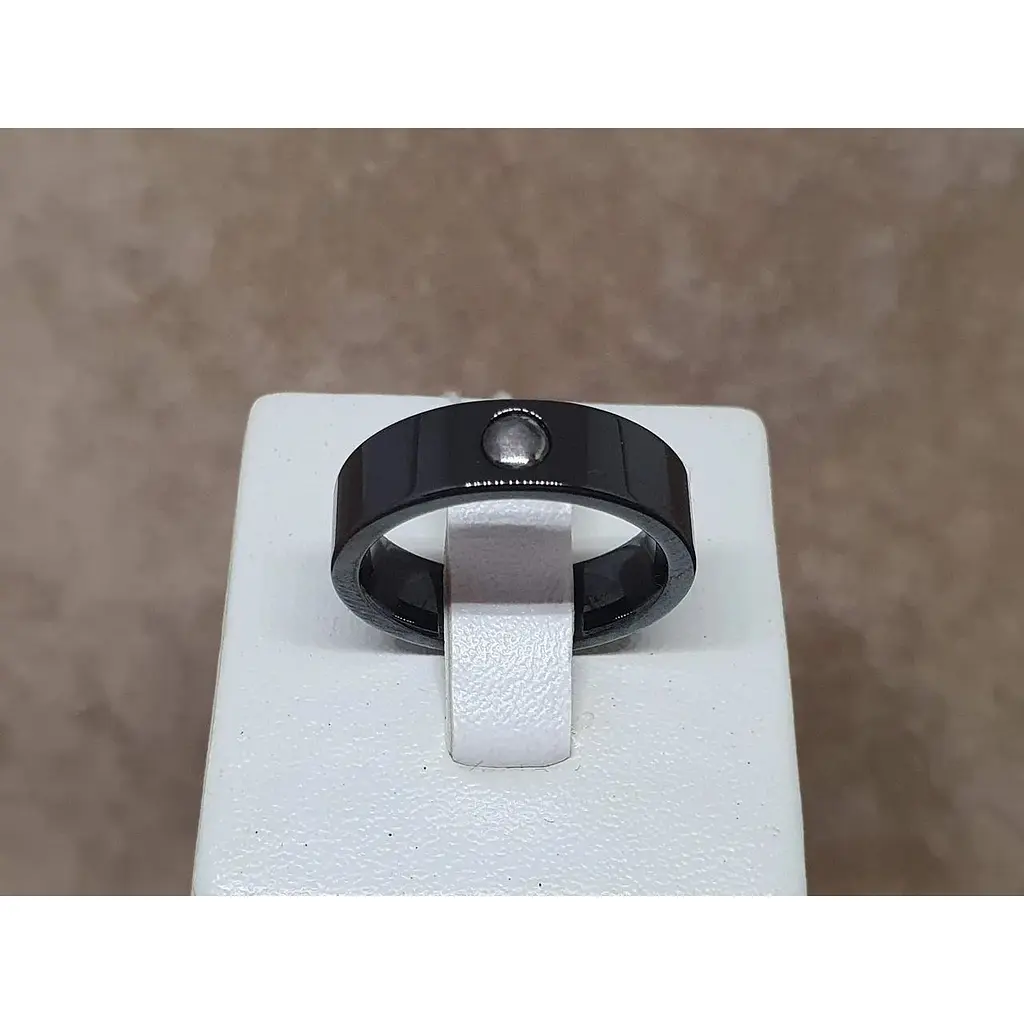 Серебряное кольцо Aurora с керамикой. С1142Ч 18 - фото 4