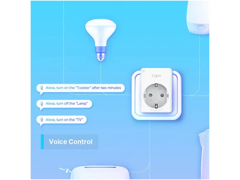 Інтелектуальна розетка TP-LINK Tapo P100 Wi-Fi 2-pack - фото 6