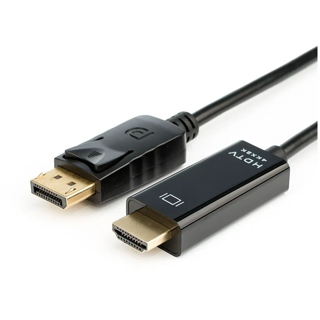 Кабель Atcom DisplayPort - HDMI (M/M), 3 м, Чорний (30100) пакет - фото 2