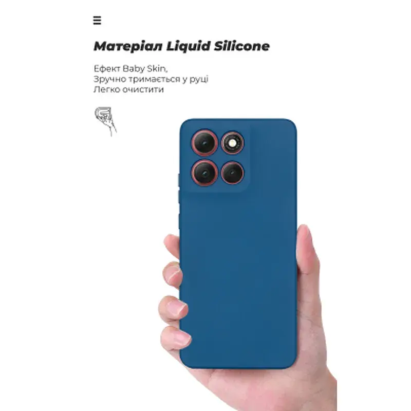 Чохол до мобільного телефона Armorstandart ICON Motorola G86 5G Dark Blue (ARM87033) - фото 7