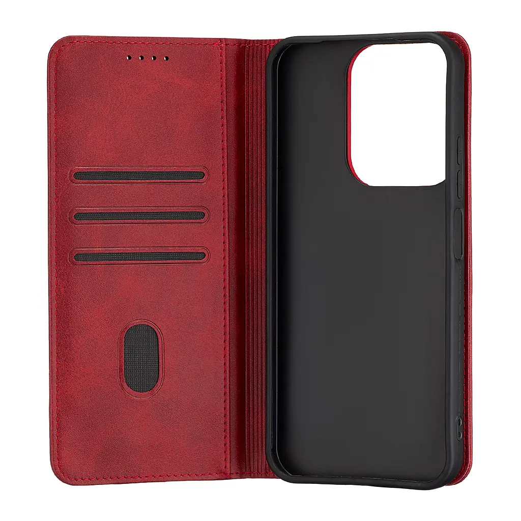 Чохол-книжка Premium Xiaomi Redmi 15С Dark Red - фото 2