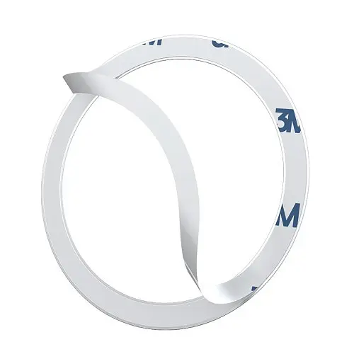 Пластина для MagSafe Baseus Halo Series Magnetic Metal Ring (2pcs/pack) сріблястий - фото 4