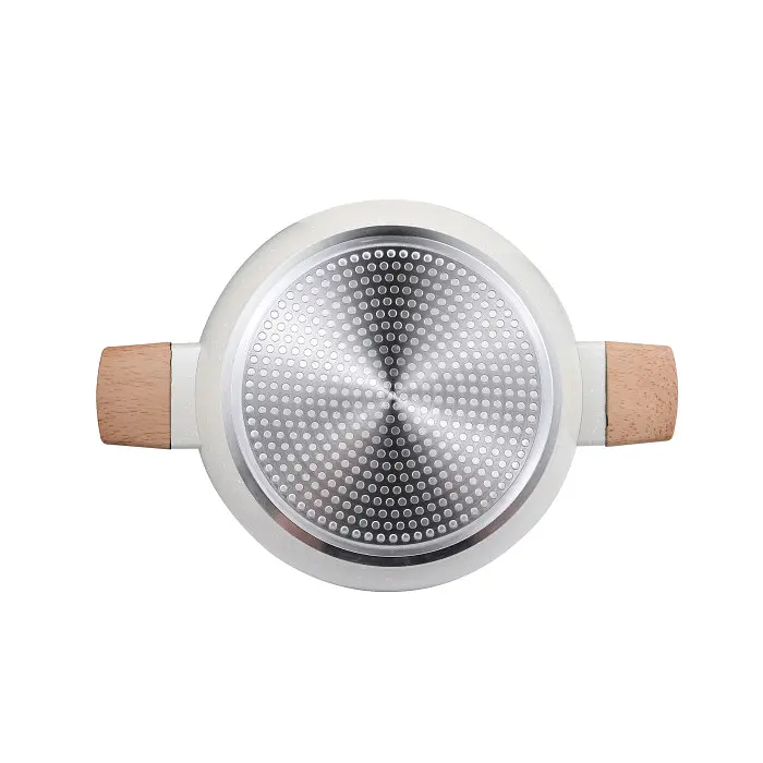 Сотейник с крышкой Bergner Naturally 28 см 3.6 л (BG-34747-CR) - фото 3