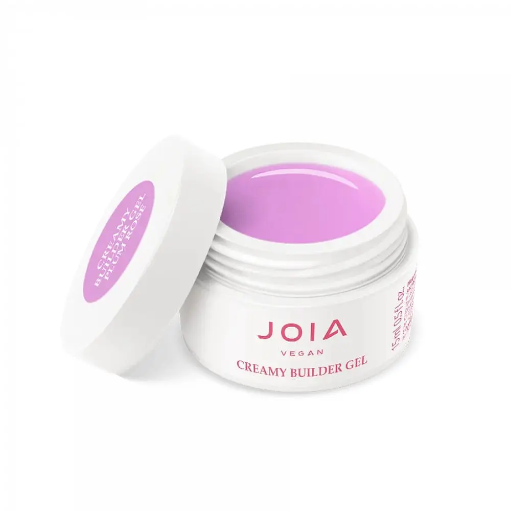 Моделюючий гель для нігтів Creamy Builder Gel 007 Plum Rose JOIA vegan 15 мл