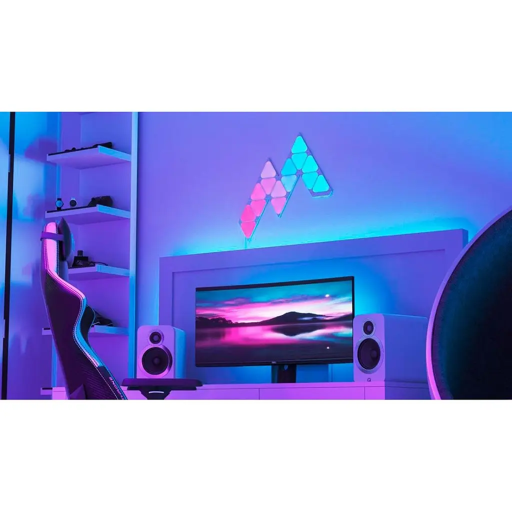 Додаткові панелі Nanoleaf Shapes Triangles Starter Kit Apple Homekit 3 шт [80705] - фото 3