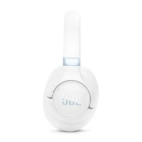 Наушники беспроводные JBL Tune 780NC, White, Bluetooth, микрофон, аккумулятор 690 mAh, технология "Pure Bass", кнопки на чашках наушников, быстрая зарядка (JBLT780NCWHT) - фото 6