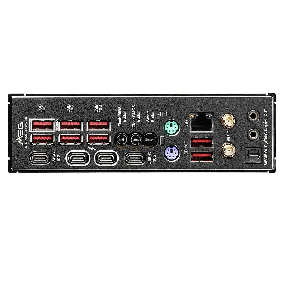 Материнська плата MSI MEG Z890 UNIFY-X (MEG Z890 UNIFY-X) (Socket 1851, Intel Z890, ATX) - фото 4