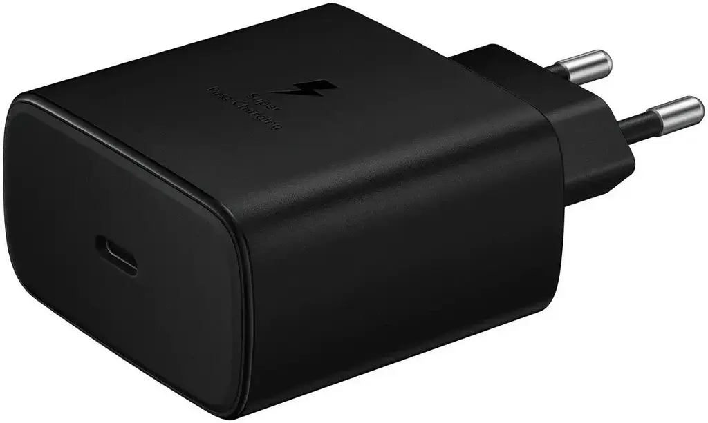 Зарядное устройство адаптер блок Samsung 45W Travel Adapter (EP-TA845NBE) w/o cable без кабеля черный - фото 2